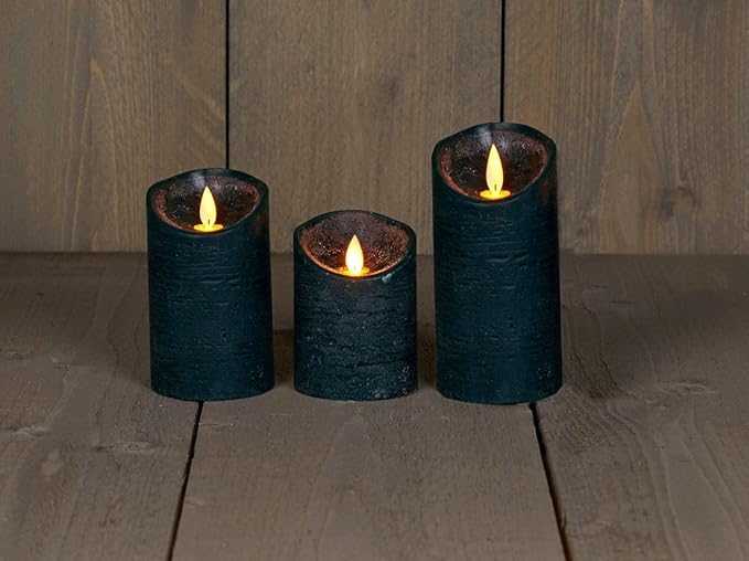 Coen Bakker 3er Set LED Echtwachskerzen (10-15cm) | Novambients
